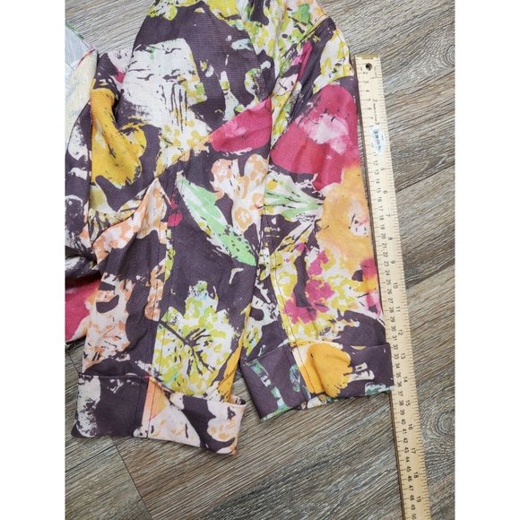 Gregory Parkinson Multicolor Boho Patchwork Deconstructed Hippie Jacket Womens L - Picture 8 of 11